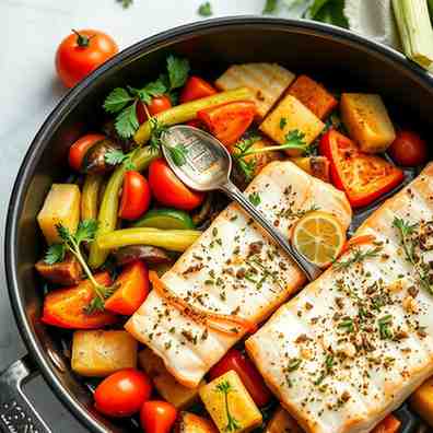 Easy Meal Prep Fish Bake - One-Pan